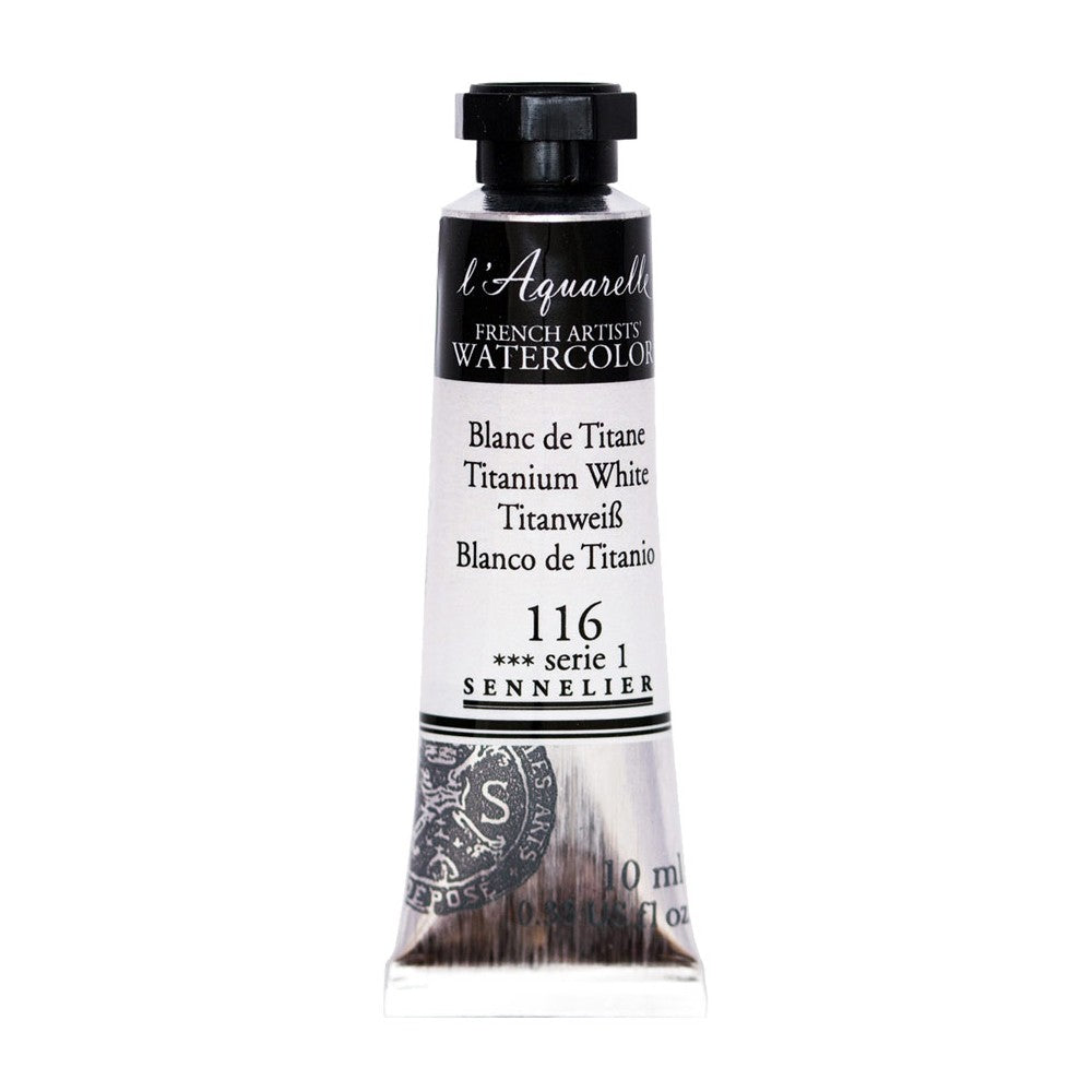 AQUARELA SENNELIER L'AQUARELLE 116 TITANIUM WHITE 10ML S1