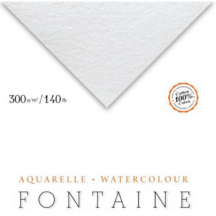 PAPEL CLAIREFONTAINE FONTAINE 300g/m2 56X76 TORCHON 100% ALG