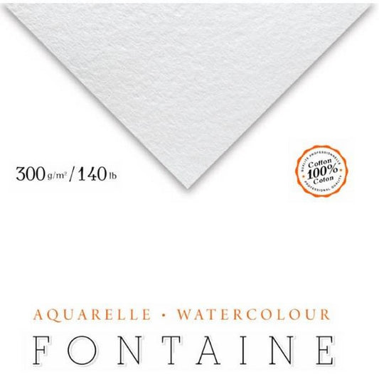 PAPEL CLAIREFONTAINE FONTAINE 300g/m2 56X76 TORCHON 100% ALG