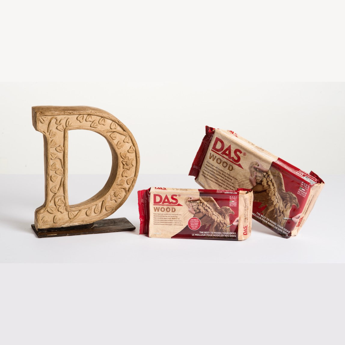 ARGILA DAS WOOD 0700GR MODELAGEM CERAMICA FRIA