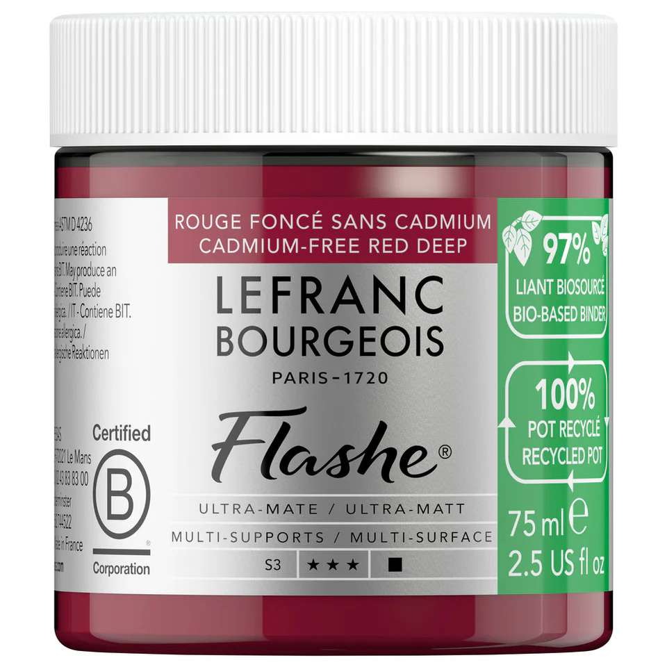 ACRILICA LEFRANC BOURGEOIS FLASHE BIO 75ML CADMIUM FREE RED DEEP 301979