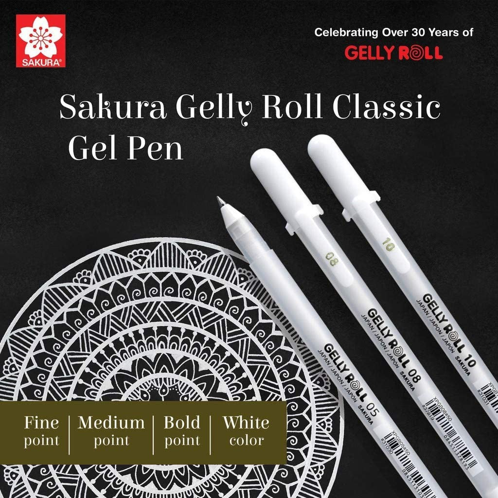 CANETA GEL SAKURA GELLY ROLL C/ 03 (05-08-10)