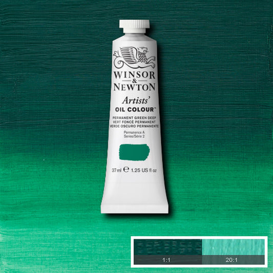 OLEO WINSOR NEWTON ARTISTS 037ML 482 PERMANENT GREEN DEEP S2
