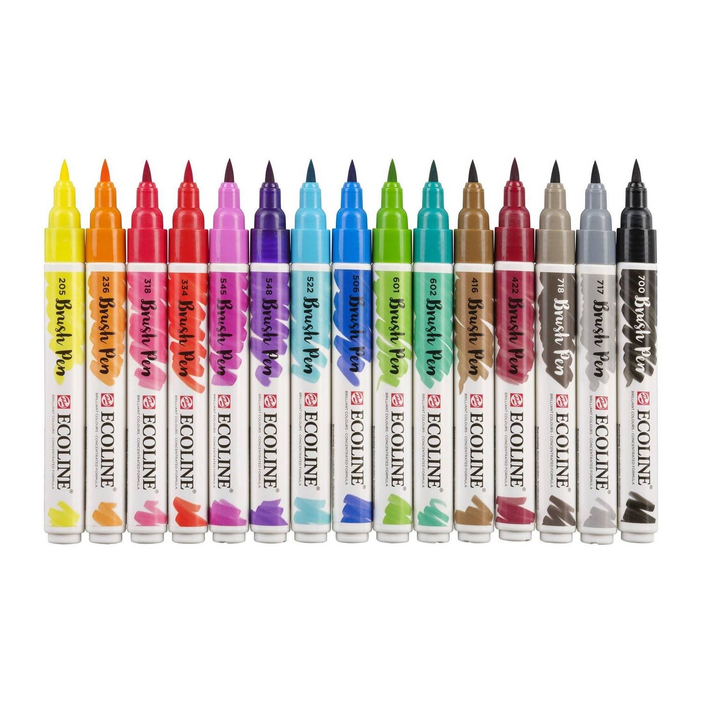 ESTOJO ECOLINE BRUSH PEN C/ 15 CORES TALENS