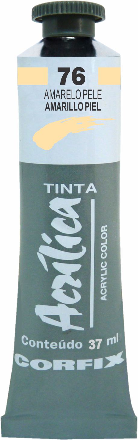 ACRILICA CORFIX 37ML 76 AMARELO PELE