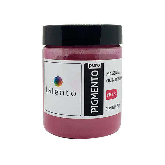 PIGMENTO PURO TALENTO PR122 MAGENTA QUINACRIDONEA 50G