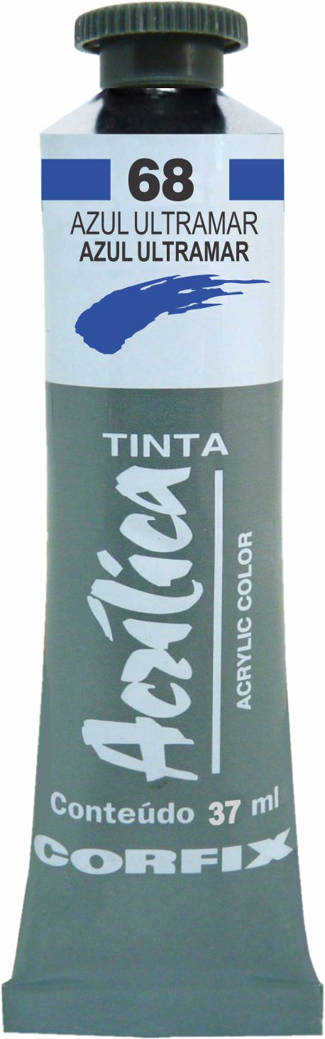 ACRILICA CORFIX 37ML 68 AZUL ULTRAMAR