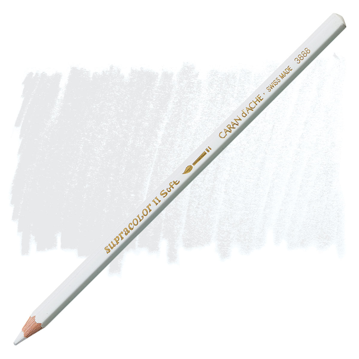 LAPIS AQUARELAVEL CARAN D´ACHE SUPRACOLOR 001 WHITE 3888001