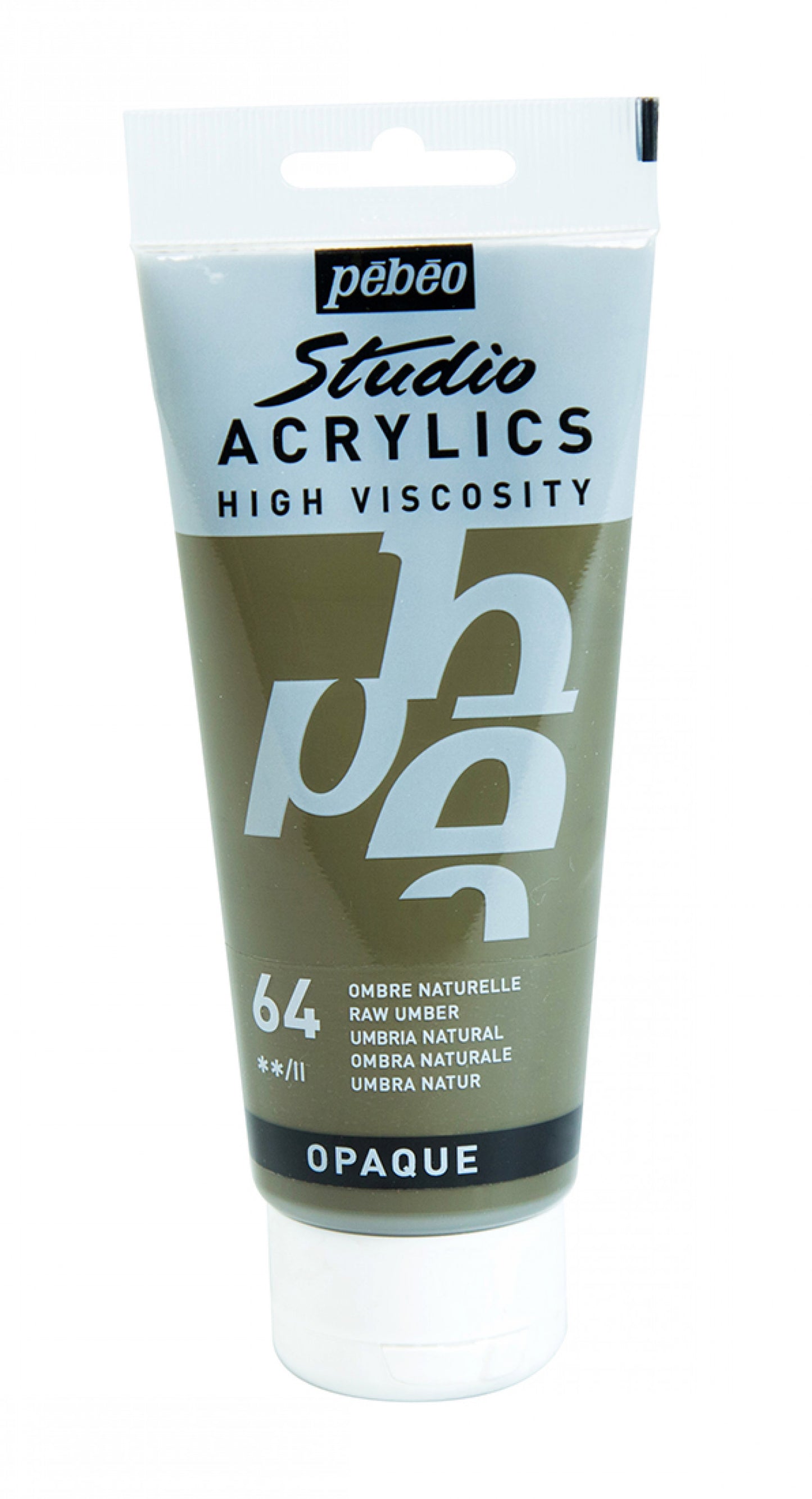 ACRILICA PEBEO STUDIO HV  100ML 64 SOMBRA NATURAL  831064