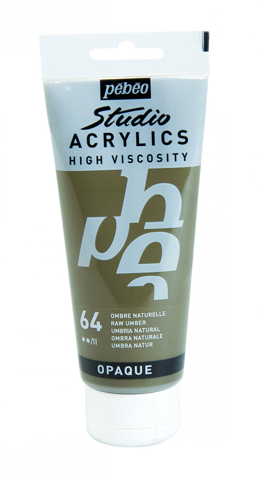 ACRILICA PEBEO STUDIO HV  100ML 64 SOMBRA NATURAL  831064