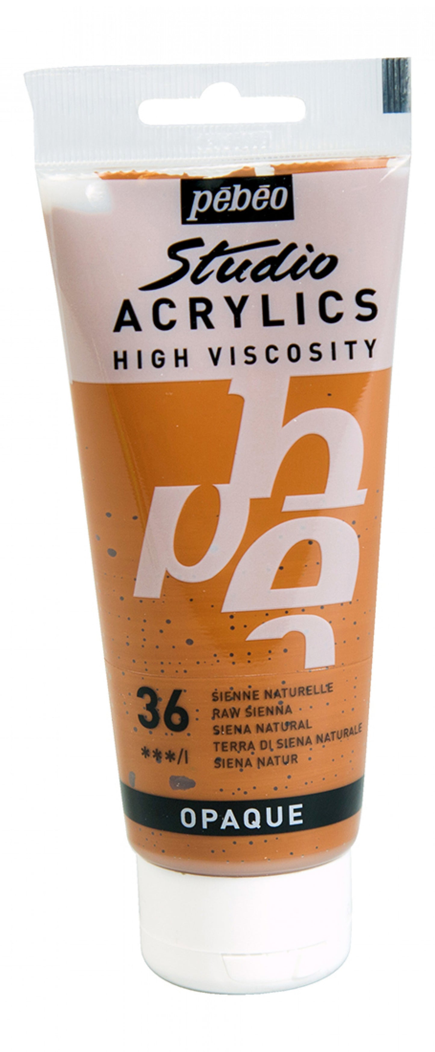 ACRILICA PEBEO STUDIO HV  100ML 36 SIENA NATURAL 831036