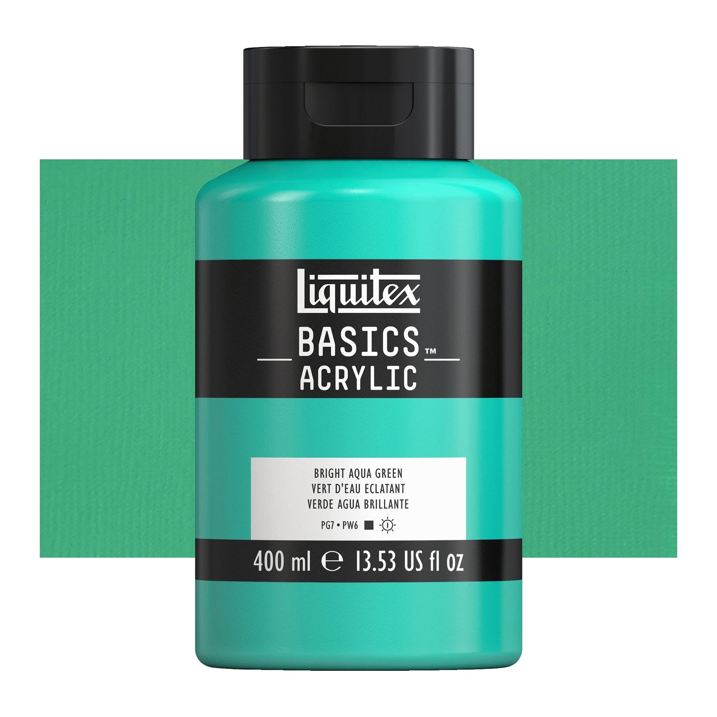 ACRILICA LIQUITEX BASICS 400ml 719 BRIGHT AQUA GREEN