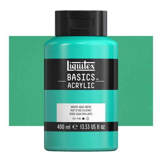 ACRILICA LIQUITEX BASICS 400ml 719 BRIGHT AQUA GREEN