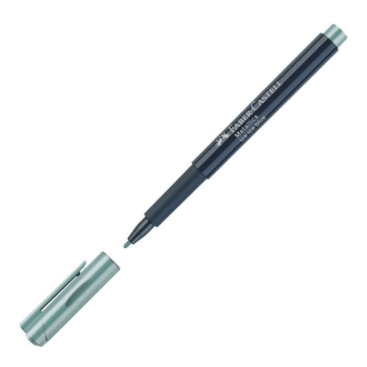CANETA FABER CASTELL METALICA AZUL ICE METAL