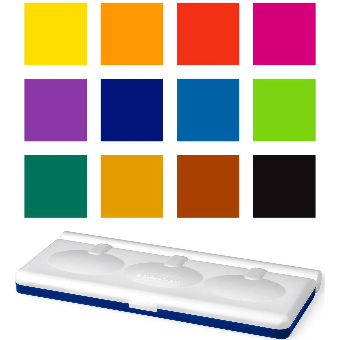 ESTOJO AQUARELA STAEDTLER NORIS 12 PASTILHAS + TB + PINCEL