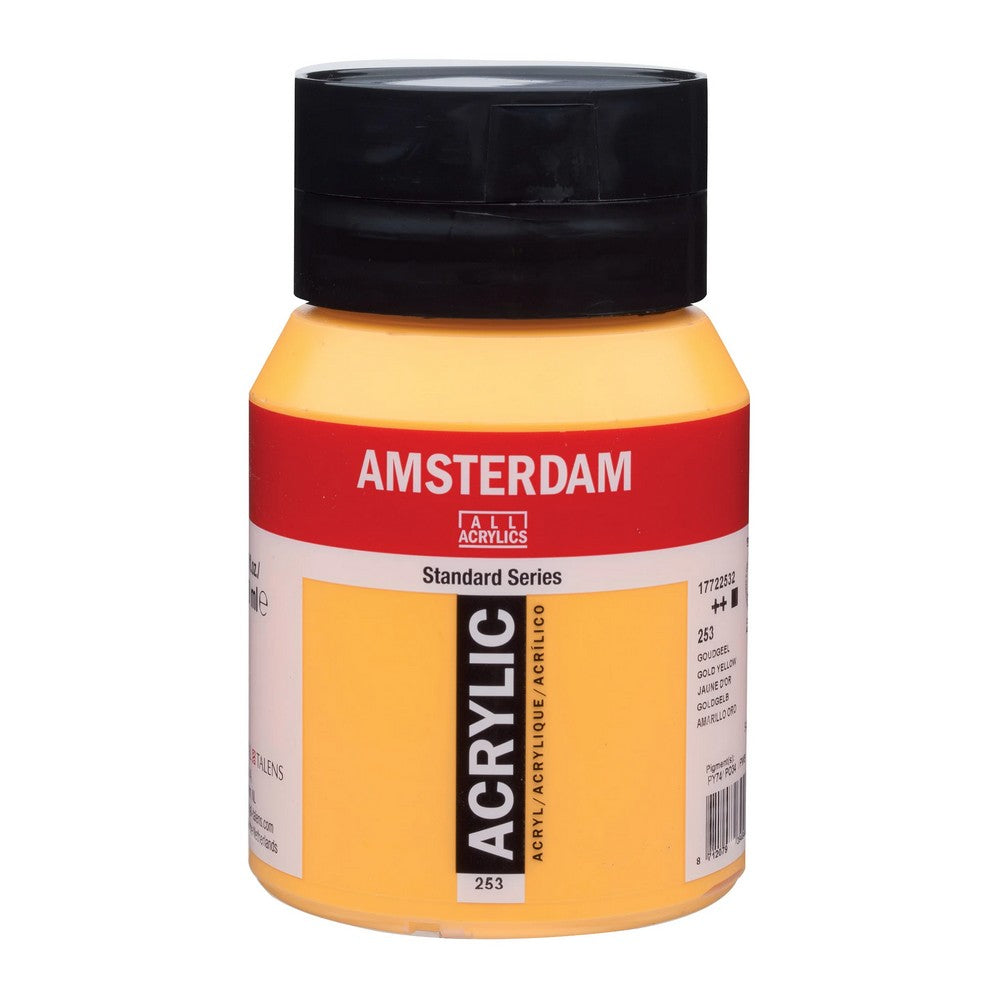 ACRILICA TALENS AMSTERDAM 500ml 253 GOLD YELLOW