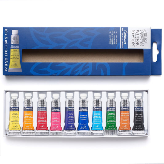 ESTOJO AQUARELA COTMAN 10 TUBOS 5ML