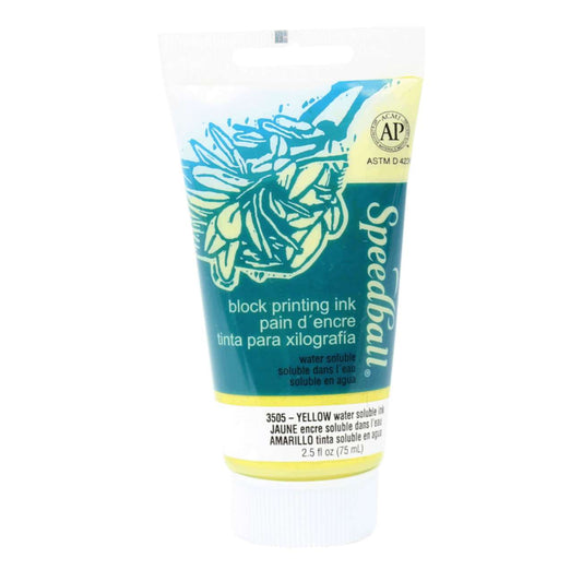 TINTA XILO/LINO WATER-BASED SPEEDBALL 075ML 3505 AMARELO