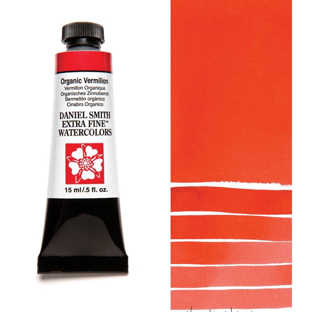 AQUARELA DANIEL SMITH 05ml EXTRA FINE Organic Vermilion 064