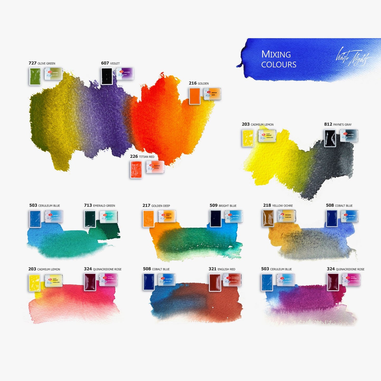 ESTOJO AQUARELA WHITE NIGHTS 36 PANS 19421581