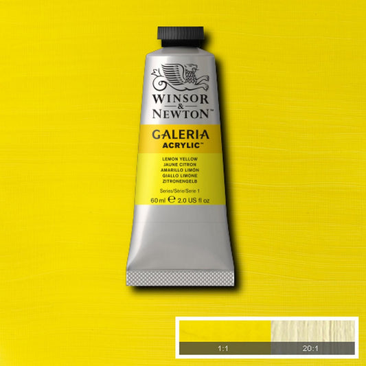 ACRILICA WINSOR NEWTON GALERIA 60ml 346 LEMON YELLOW 2120346
