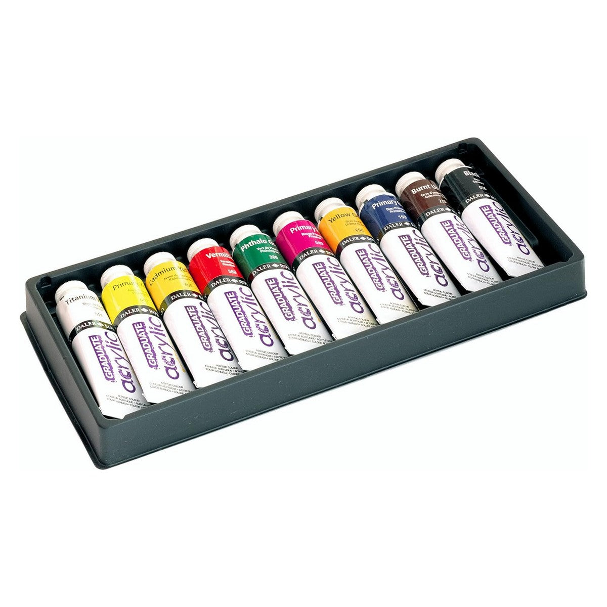 ESTOJO ACRILICA DALER ROWNEY GRADUATE SELECTION SET 10X38ML
