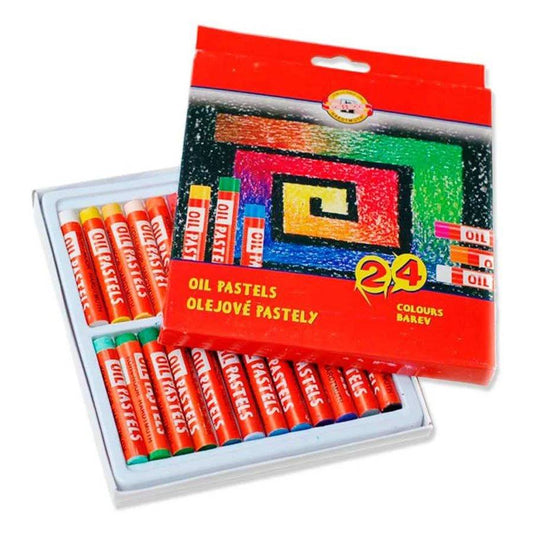 PASTEL OLEOSO KOH-I-NOOR 24 CORES 8314