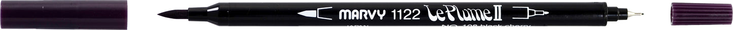 MARCADOR MARVY LE PLUME II 108 CEREJA PRETA