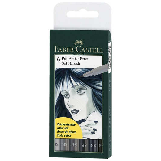 CANETA FABER CASTELL PITT 06 BRUSH GREY (TONS CINZA) 167806