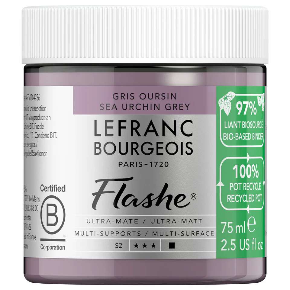 ACRILICA LEFRANC BOURGEOIS FLASHE BIO 75ML SEA URCHIN GREY 302008