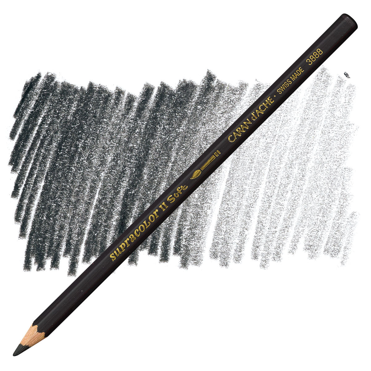 LAPIS AQUARELAVEL CARAN D´ACHE SUPRACOLOR 409 CHARCOAL GREY 3888409