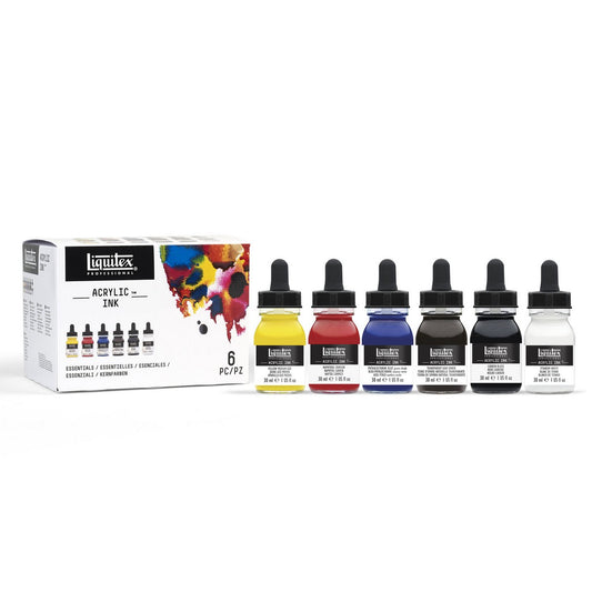 ESTOJO ACRILICA LIQUITEX INK! ACRYLIC 030ML C/ 06 BASIC 3699314