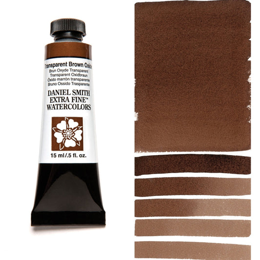 AQUARELA DANIEL SMITH 05ml EXTRA FINE Transparent Brown Oxide 129