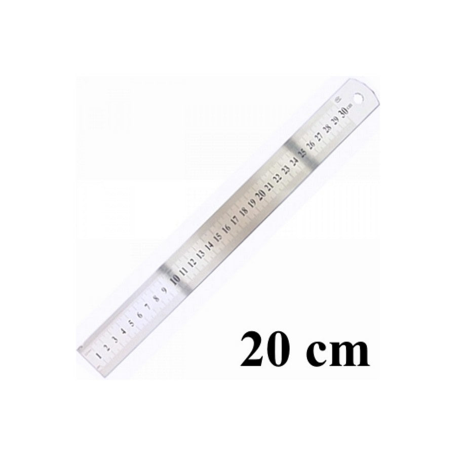 REGUA ACO INOX 020CM SFT0174 20