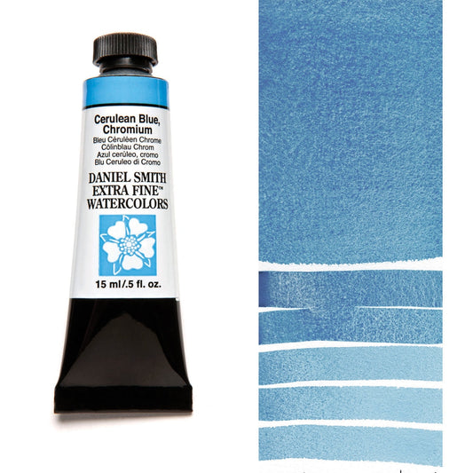 AQUARELA DANIEL SMITH 15ml EXTRA FINE Cerulean Blue, Chromium 021