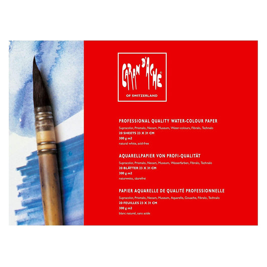 BLOCO CARAN D´ACHE 300G/M2 31X41 20FLS 454.006