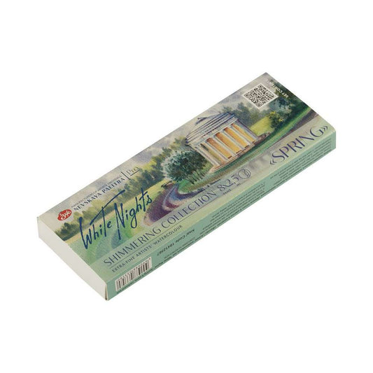 ESTOJO AQUARELA WHITE NIGHTS 08 PANS SHIMMERING SPRING