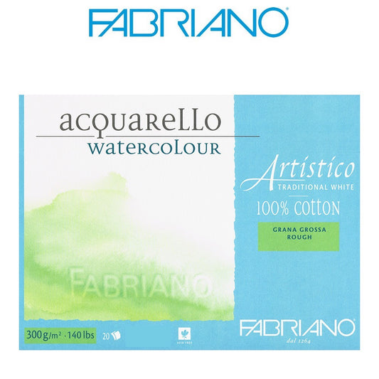 BLOCO FABRIANO ARTISTICO ROUGH 300g/m2 23x30,5 20 FLS