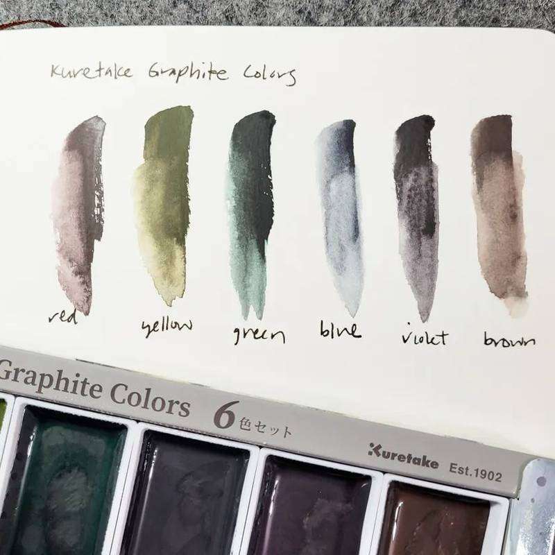 AQUARELA KURETAKE GANSAI TAMBI 06 SUMI CORES MC20SU6V