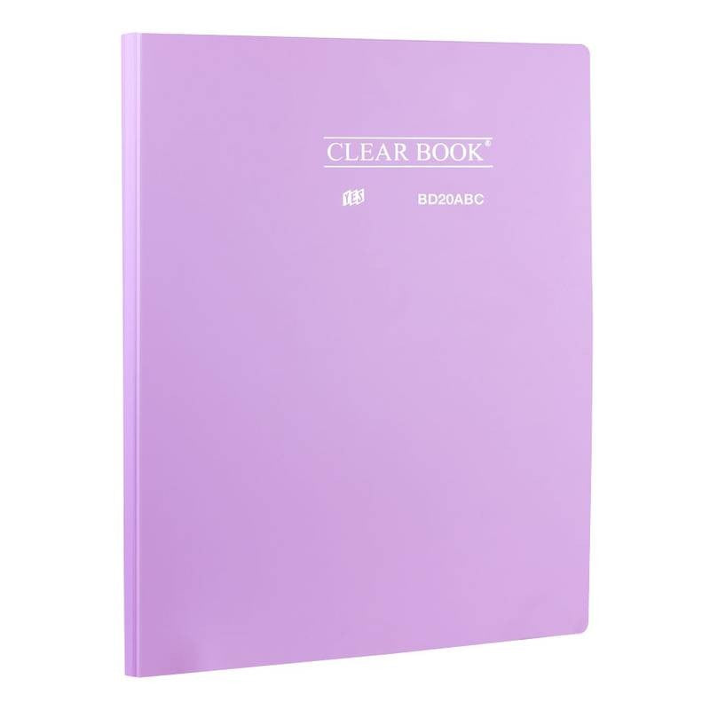 PASTA CATALOGO A4 20FLS PASTEL LILAS YES