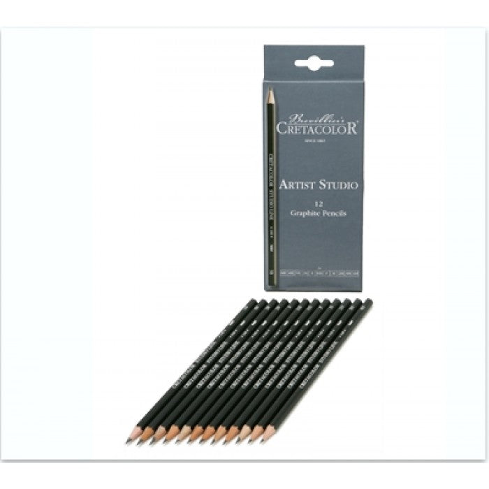 ESTOJO LAPIS GRADUADO CRETACOLOR STUDIO C/ 12 GRADUAÇÕES