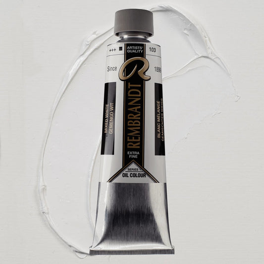 OLEO TALENS REMBRANDT 150ML 103 MIXED WHITE (CARTAMO)