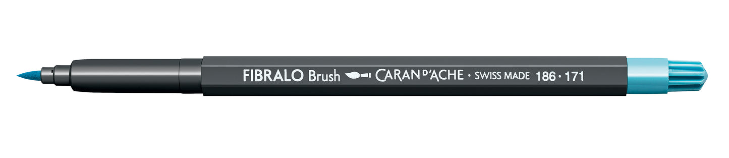 CANETA FIBRALO BRUSH 171 AZUL CLARO 186171