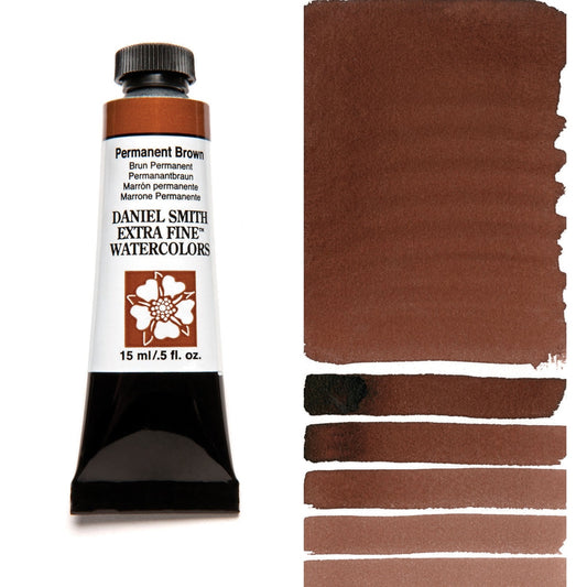AQUARELA DANIEL SMITH 15ml EXTRA FINE Permanent Brown - 068