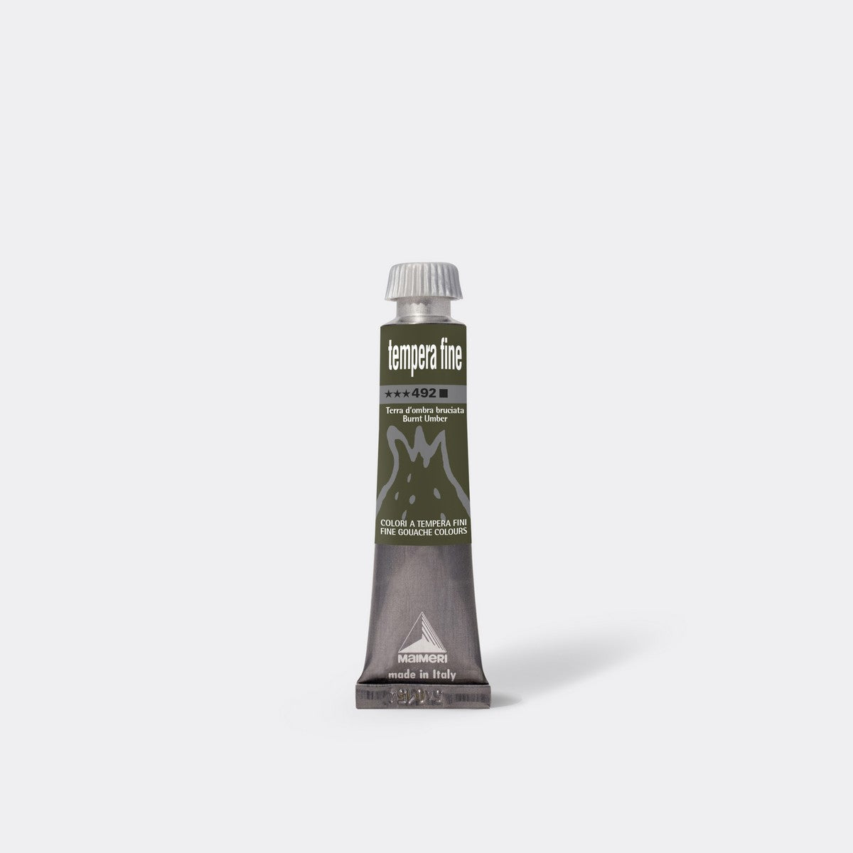 GOUACHE TEMPERA FINE MAIMERI 20ML 492 BURNT UMBER