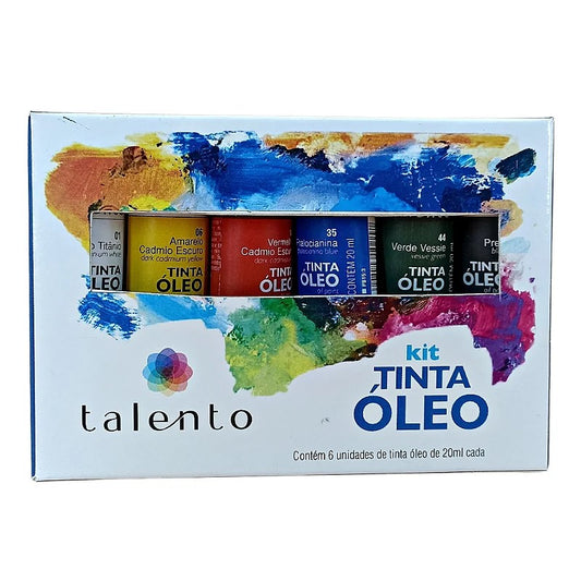 ESTOJO OLEO TALENTO 06 CORES 20ML