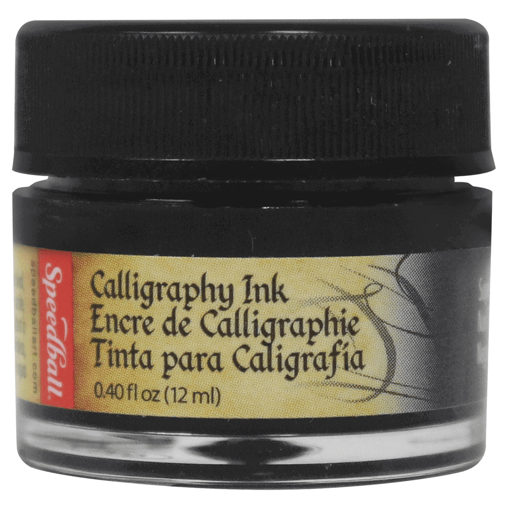 TINTA CALIGRAFIA SPEEDBALL 12ML 3100 PRETO INTENSO