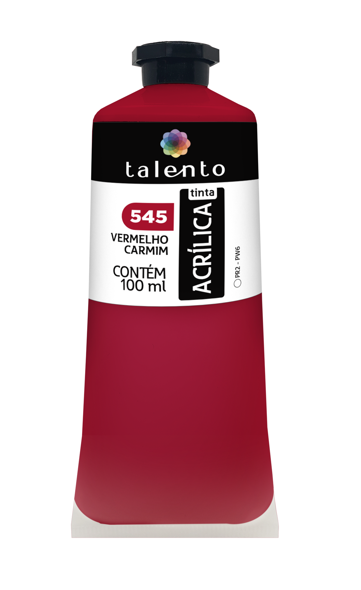 ACRILICA TALENTO 100ML 545 VERMELHO CARMIM