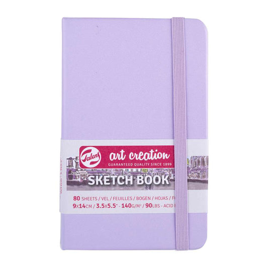 SKETCHBOOK TALENS PASTEL VIOLET 09X14 80 FOLHAS