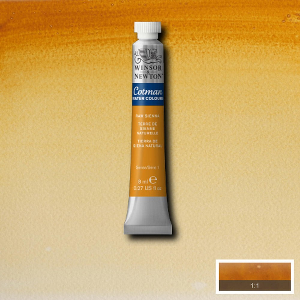 AQUARELA WINSOR NEWTON COTMAN 552 RAW SIENNA 08ml